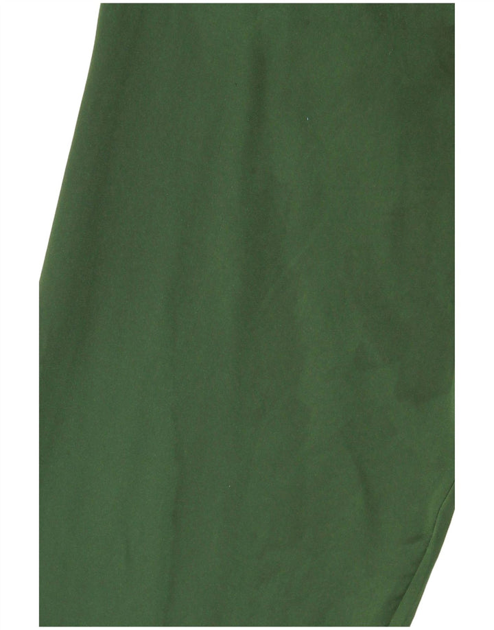 Camisa oversized feminina Zara UK 10 poliéster verde pequeno