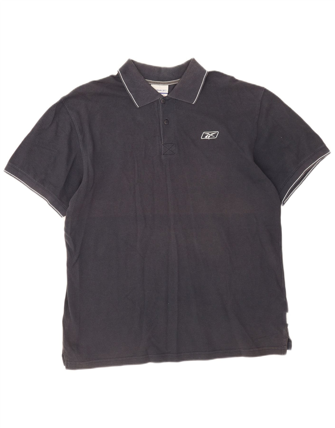 Camisa polo masculina Reebok XL azul marinho algodão