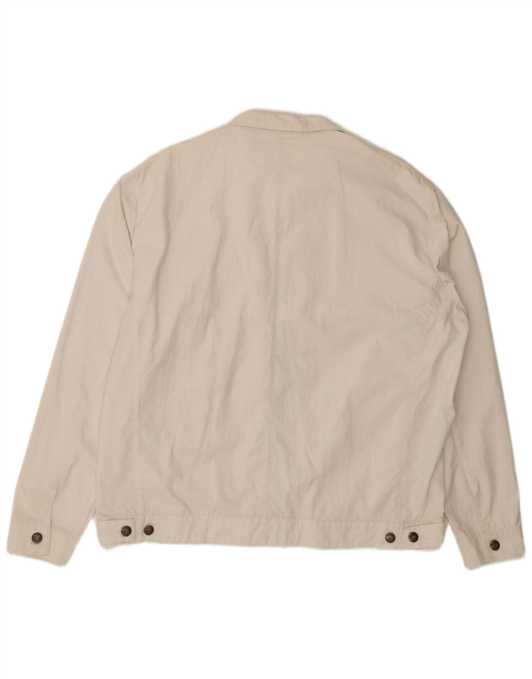 Jaqueta bomber masculina BRUGI UK 42 XL algodão branco