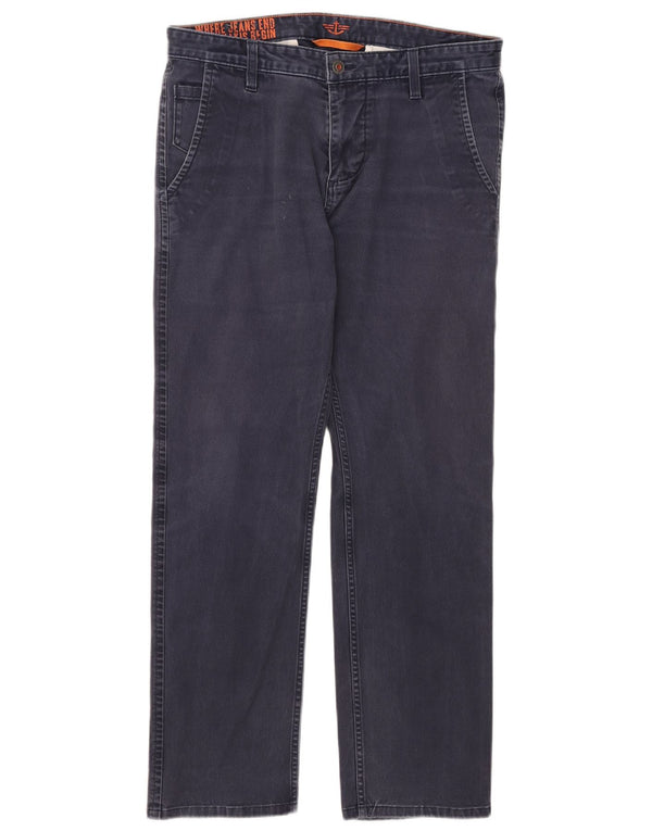 Calça jeans masculina Dockers reta W33 L30 algodão azul marinho