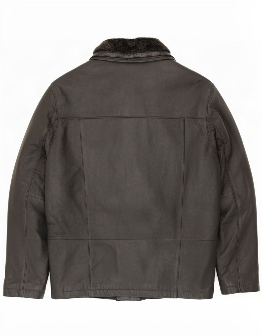 Jaqueta de couro masculina Zarro IT 52 XL preta