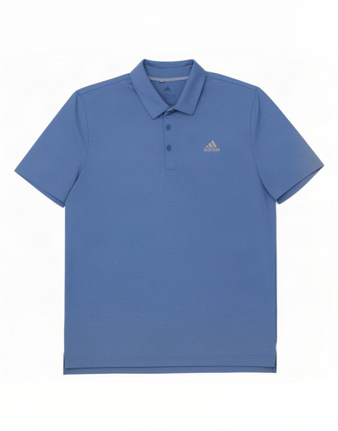 Camisa polo masculina Adidas grande poliéster azul