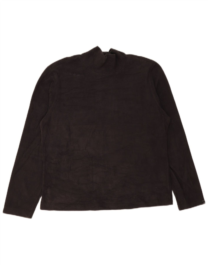 Suéter de lã feminino Columbia UK 16 grande poliéster preto