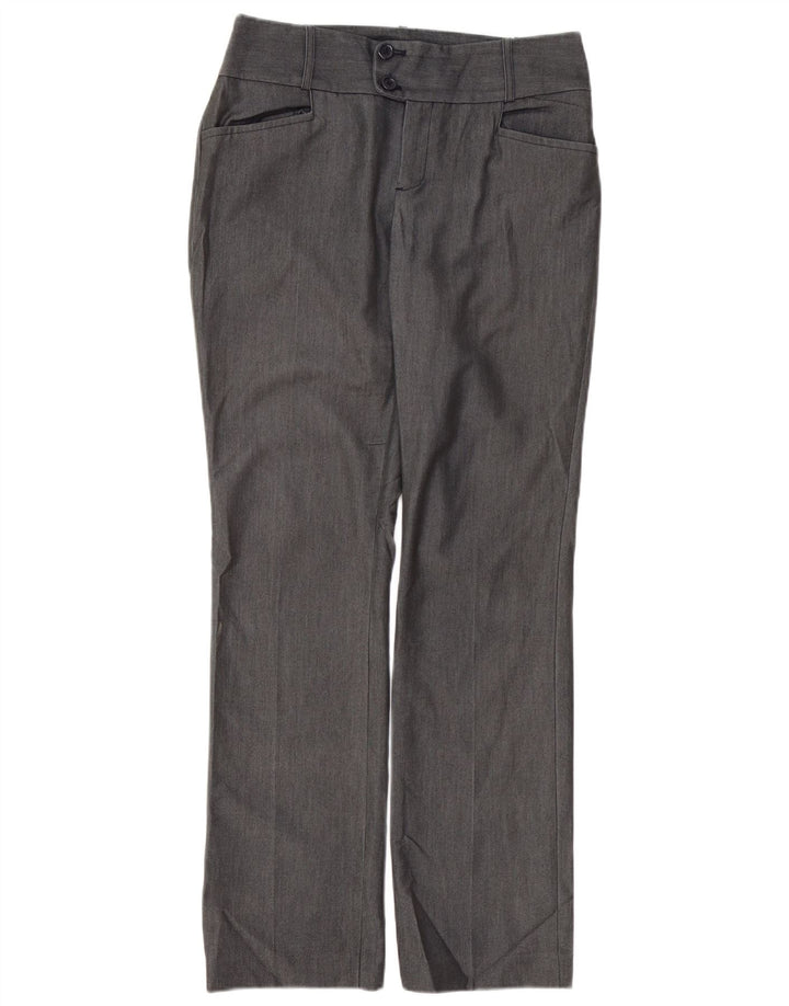 Calça feminina casual CALVIN KLEIN US 6 médio W32 L32 cinza