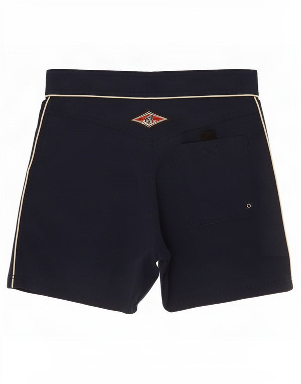 Shorts de natação masculino Bear pequeno poliéster azul marinho