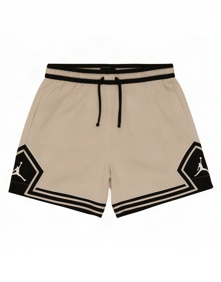 Shorts esportivos masculinos Jordan 2XL poliéster colorblock bege