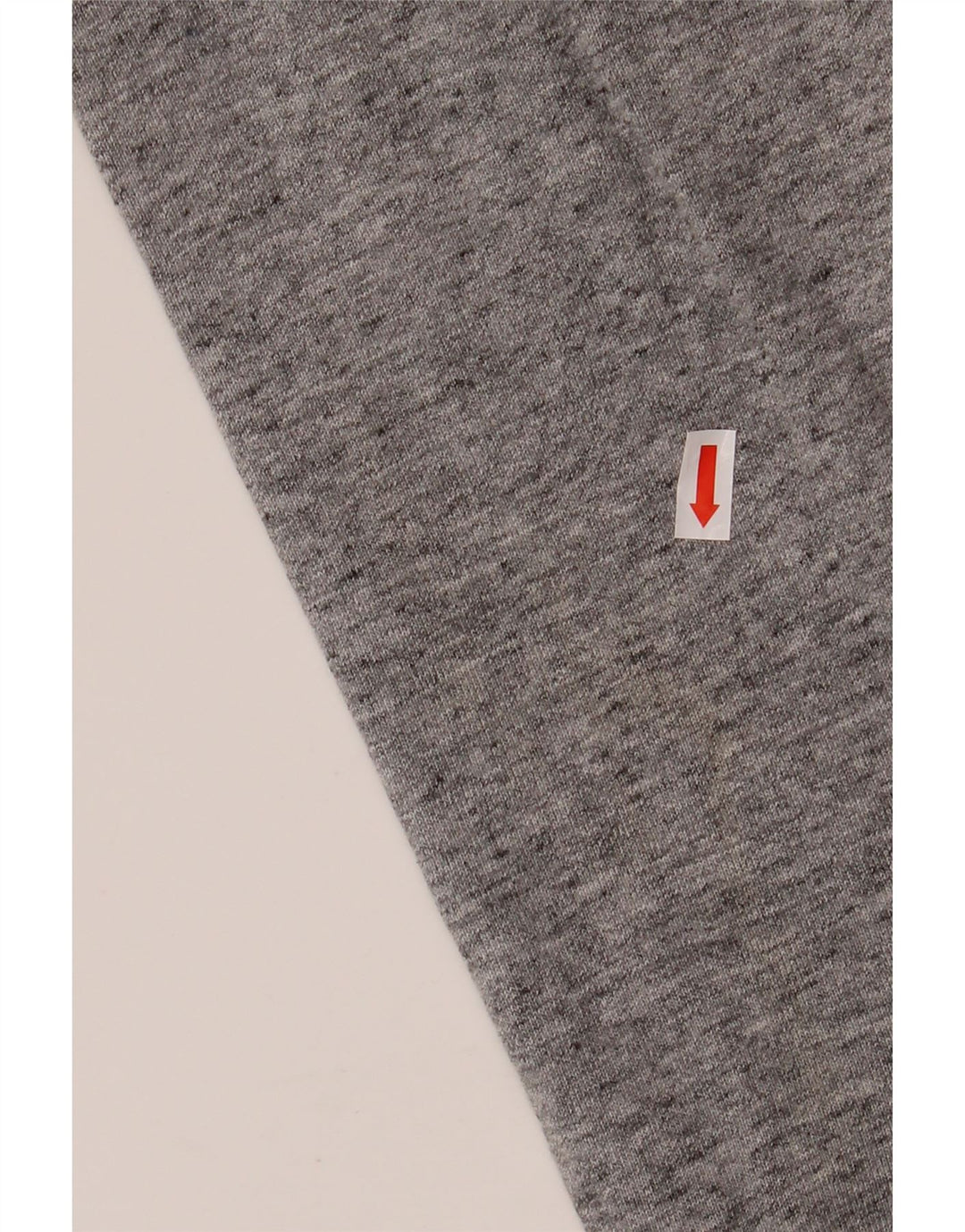 CHAMPION Suéter gráfico masculino com capuz pequeno cinza manchado de algodão