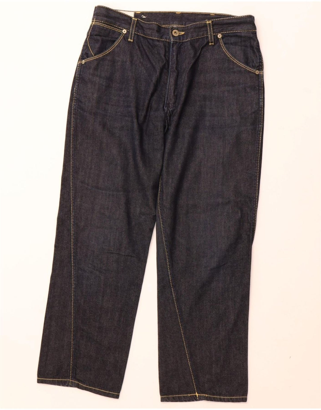 DONDUP Jeans retos femininos W28 L26 algodão azul marinho