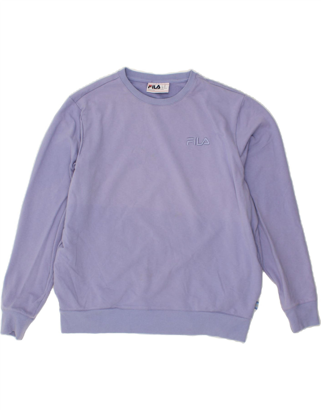 FILA Womens Sweatshirt Jumper UK 18 XL Purple Cotton Vintage Fila and Second-Hand Fila from Messina Hembry 