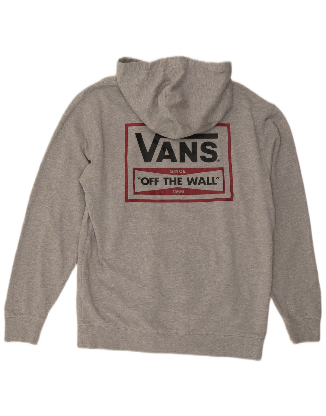 VANS Mens Graphic Hoodie Jumper Médio Algodão Cinza