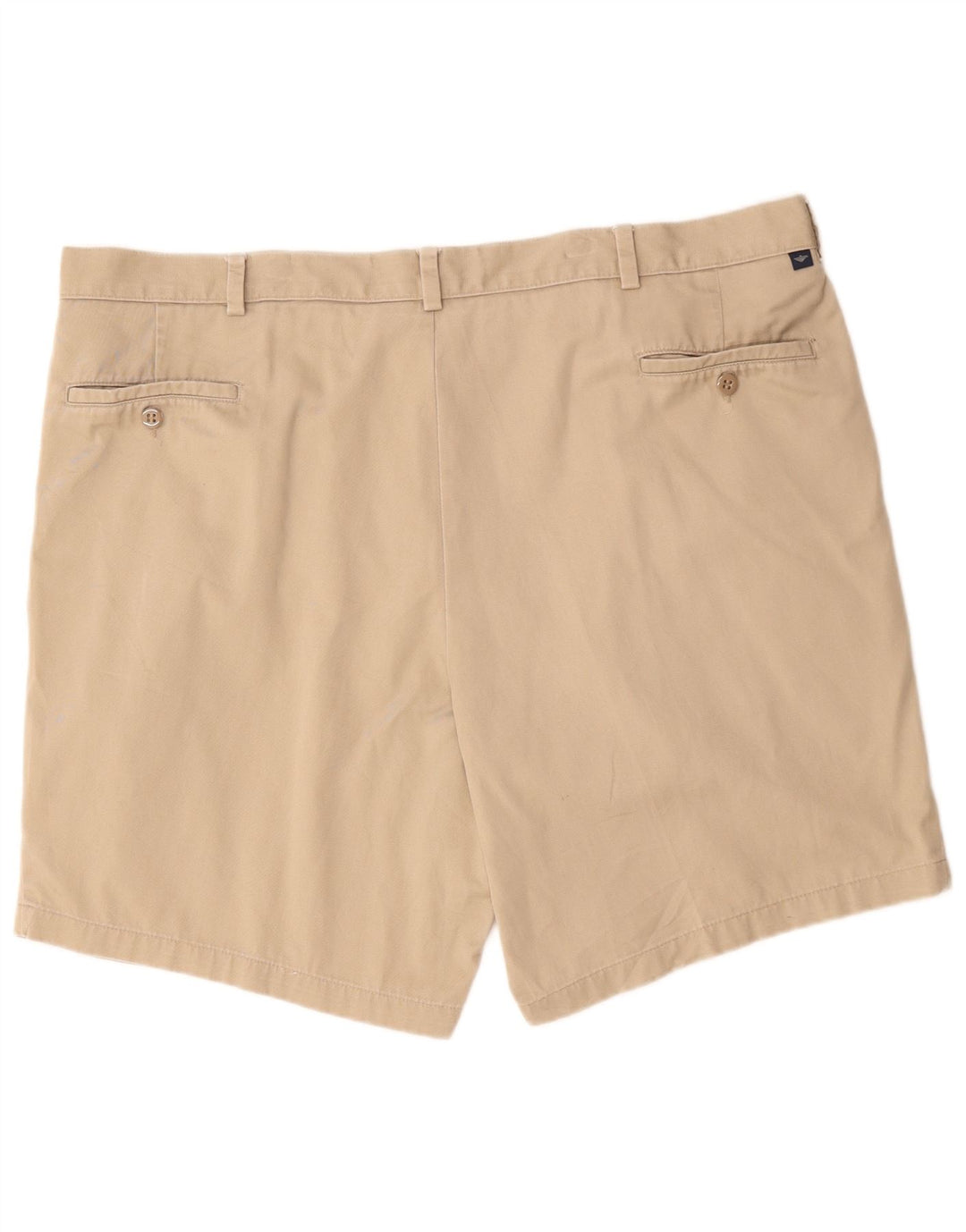 Dockers Mens Pegged Chino Shorts W44 2XL Algodão Bege