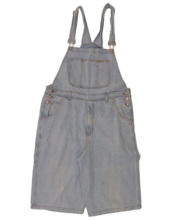 Shorts jeans masculino vintage EU 52 XL W38 algodão azul