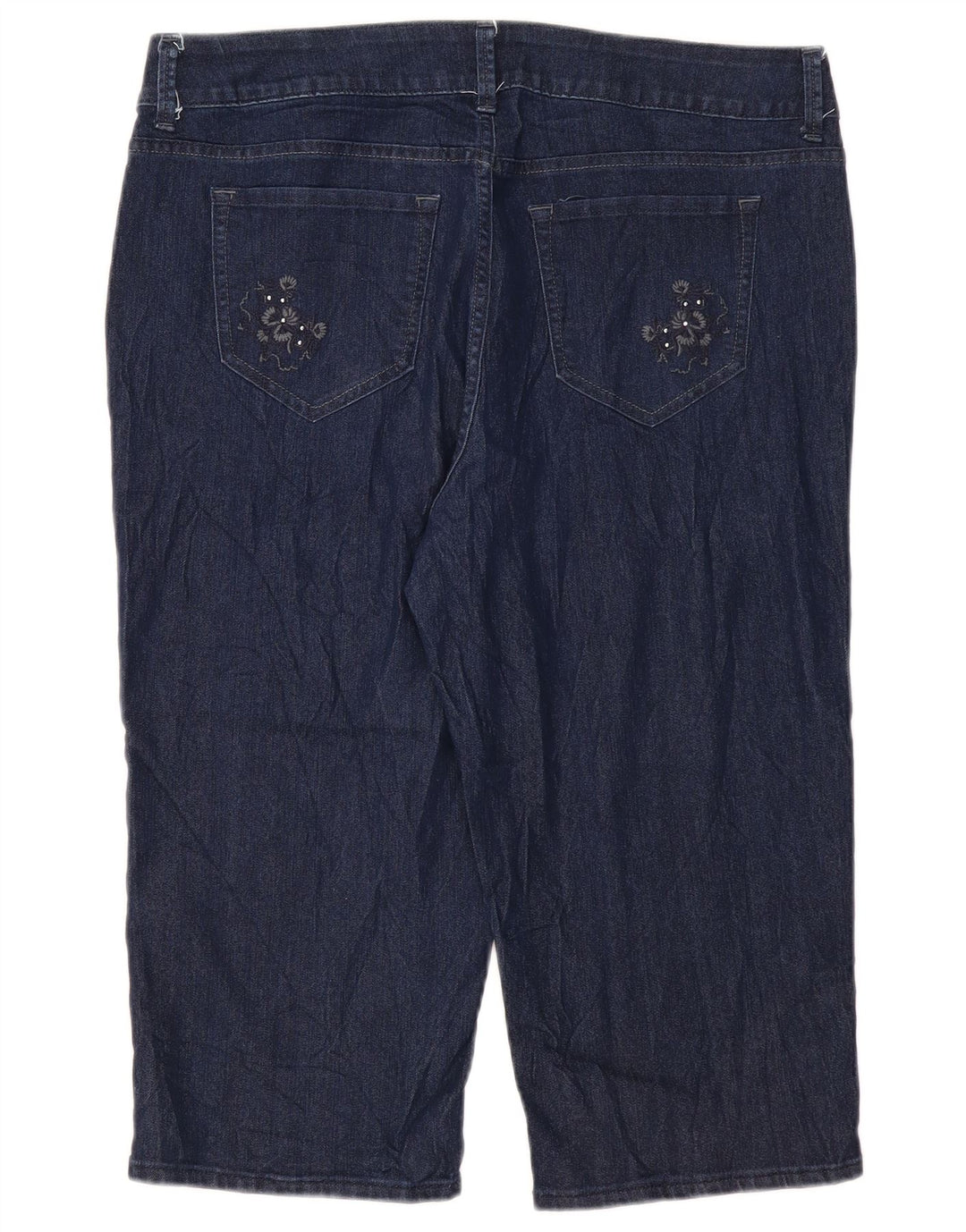 LEE Womens Riders Capri Jeans US 16 2XL W38 L19 Azul Algodão