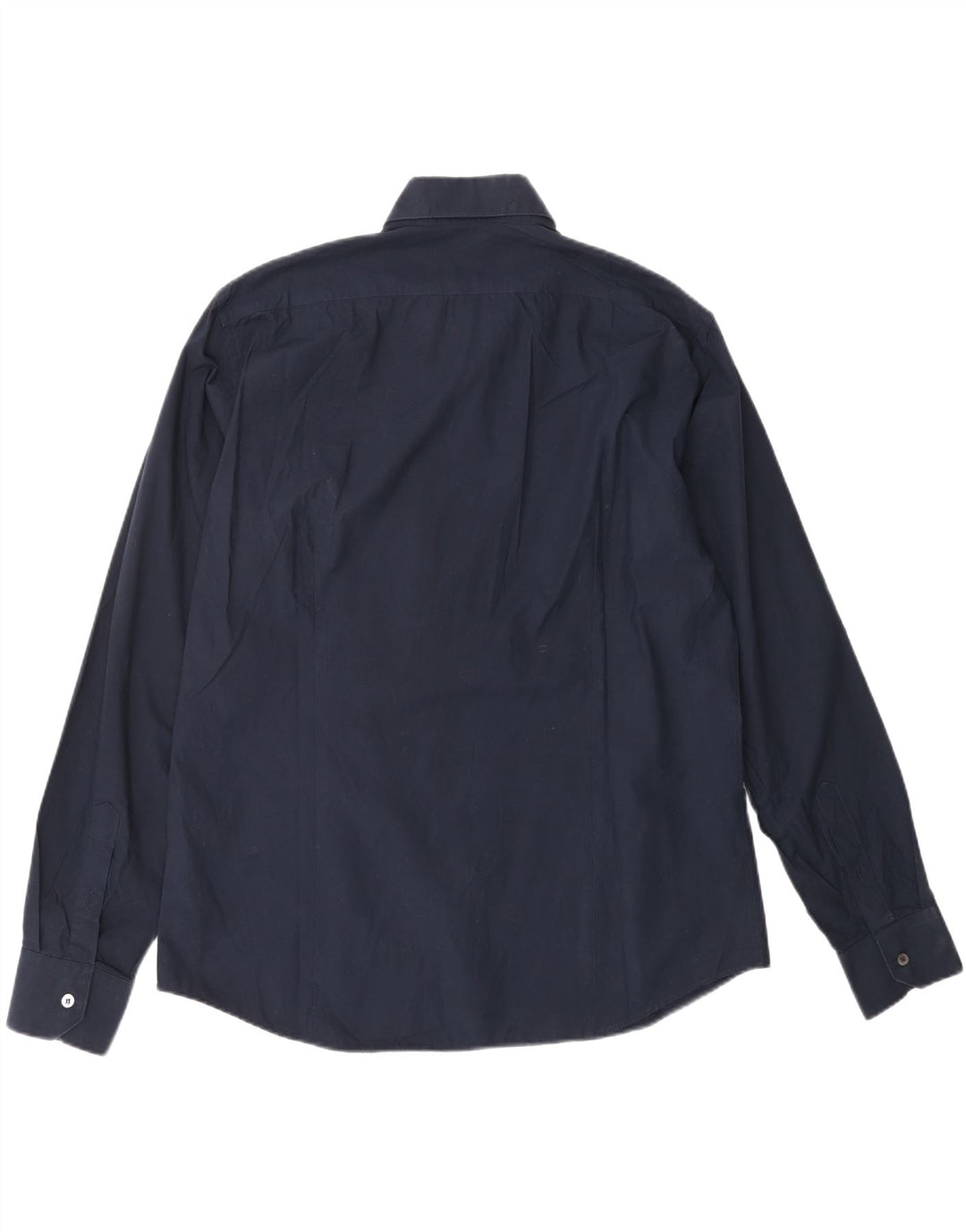 ROBERTO CAVALLI Mens Shirt Size 43 17 XL Navy Blue Vintage Roberto Cavalli and Second-Hand Roberto Cavalli from Messina Hembry 