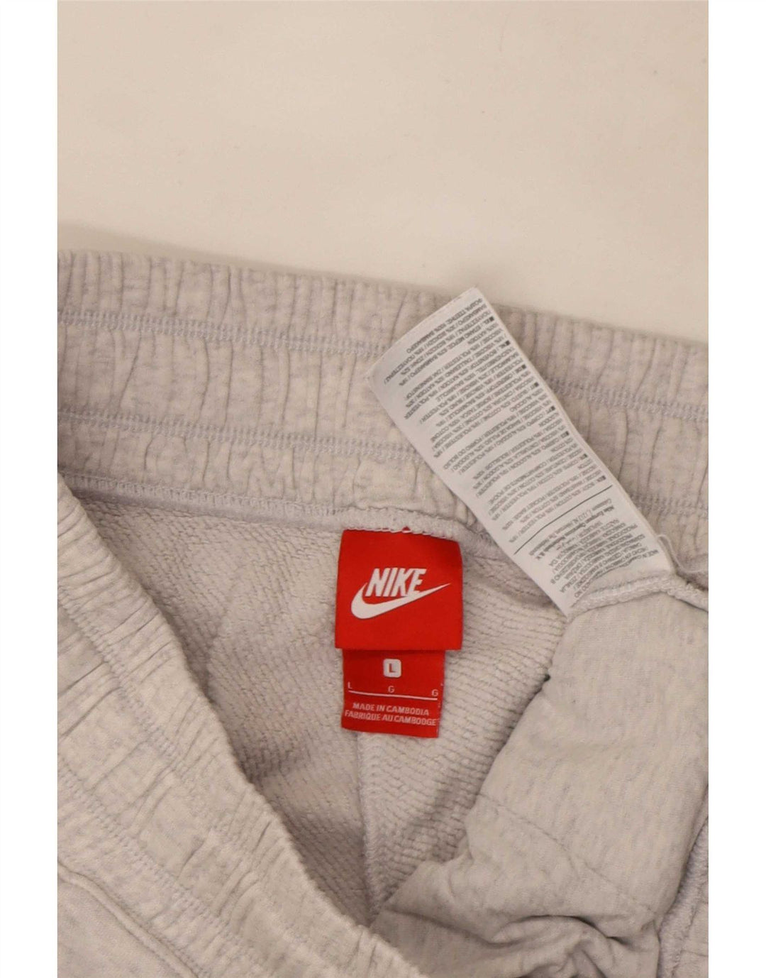 Calça esportiva masculina Nike Graphic Joggers grande algodão cinza