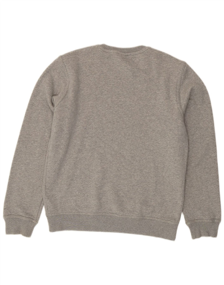Moletom masculino Nike Jumper cinza médio algodão manchado