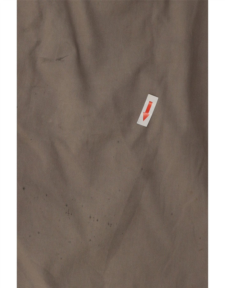 Shorts chino masculino CARRERA W36 grande algodão cinza