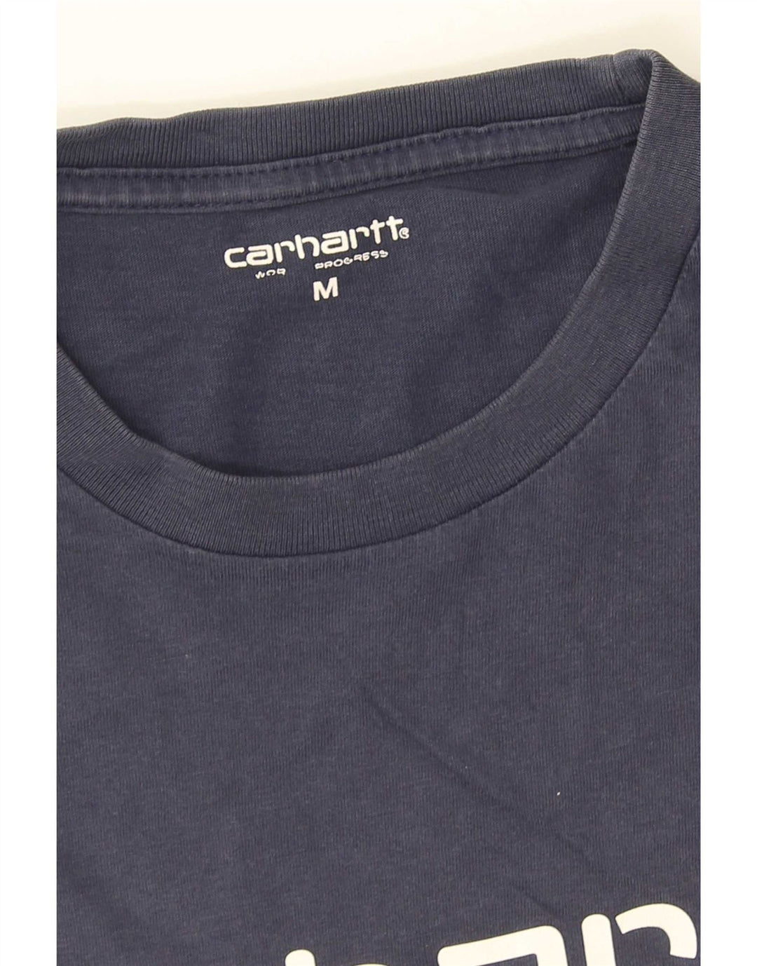 Camiseta gráfica masculina Carhartt Top médio azul marinho