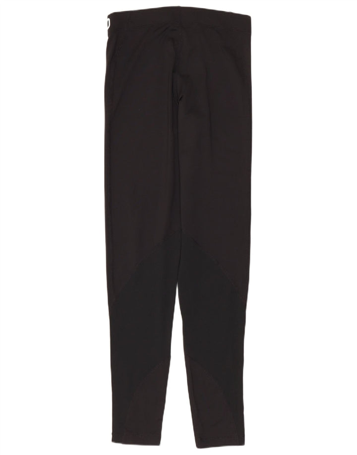 Leggings Nike Womens Dri Fit Graphic UK 8 Pequeno Poliéster Preto