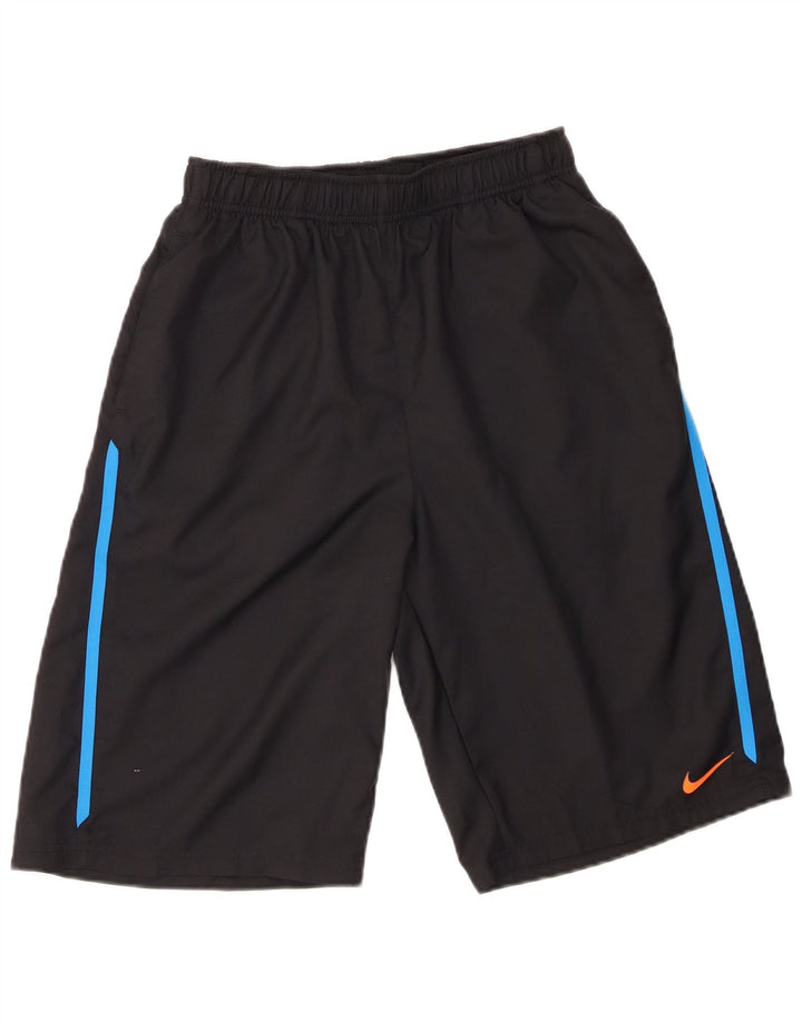 Shorts esportivos Nike Boys Dri Fit 13-14 anos XL preto poliéster