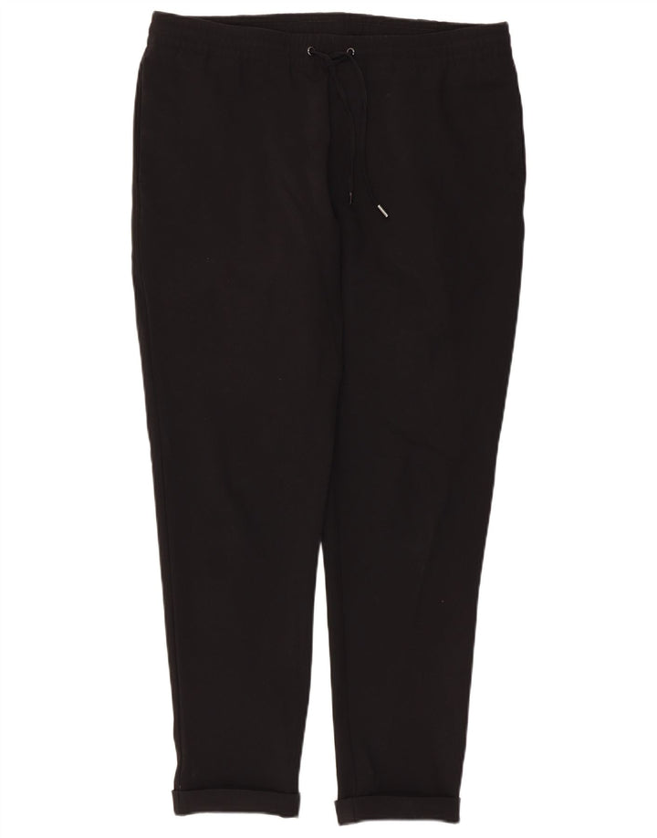 Zara Calça feminina casual slim média W32 L26 preta