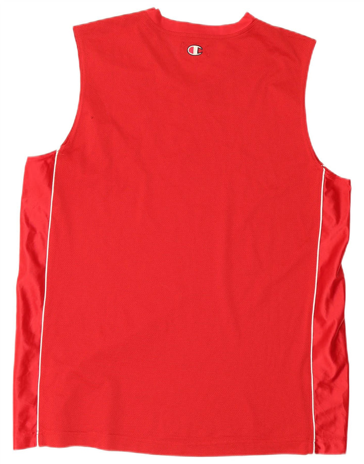 Colete masculino Champion Top XL poliéster vermelho