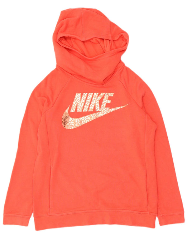 Jumper com capuz gráfico Nike Girls 13-14 anos XL algodão rosa