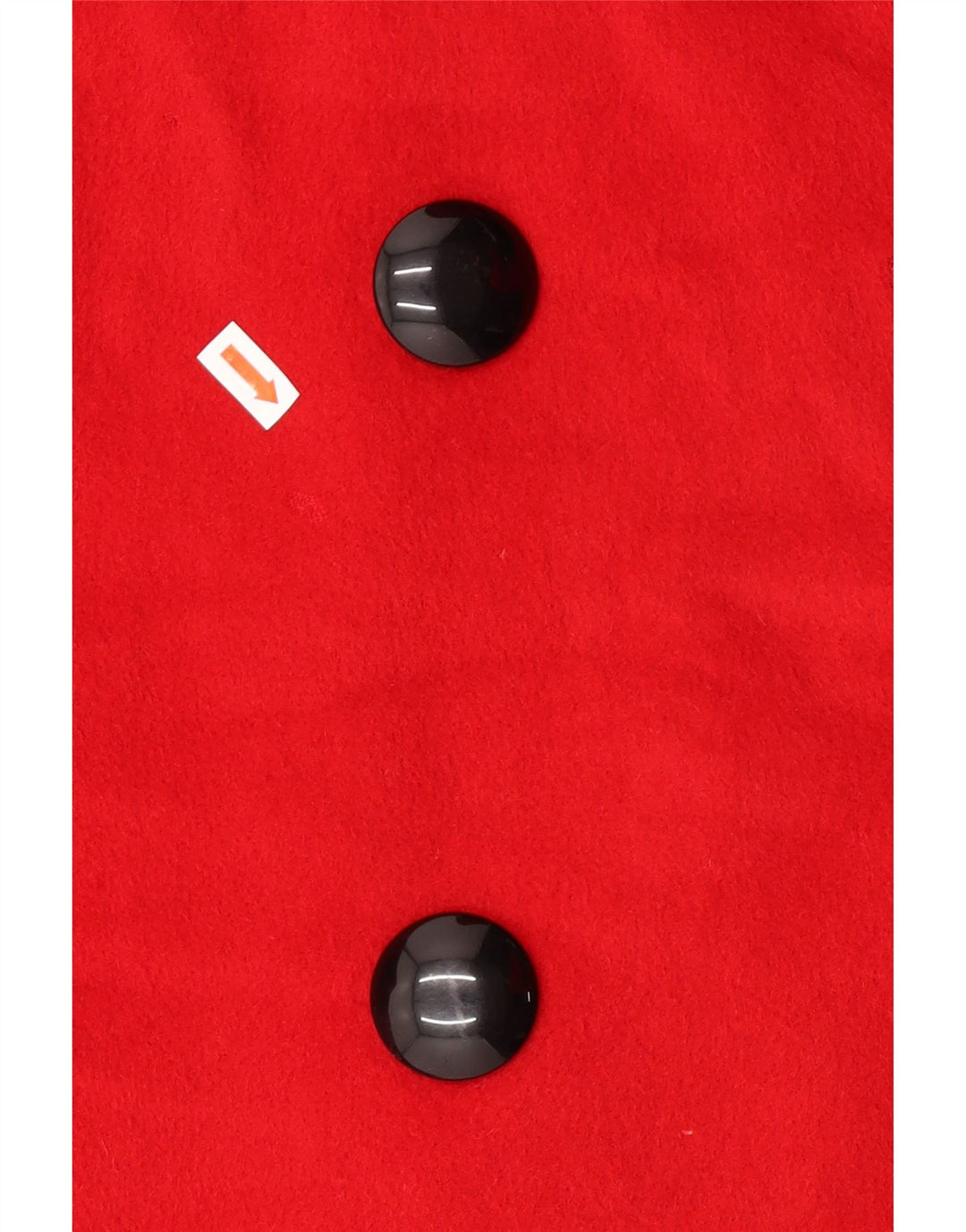 Jaeger Casaco feminino oversized com peito duplo Reino Unido 14 grande angorá vermelho