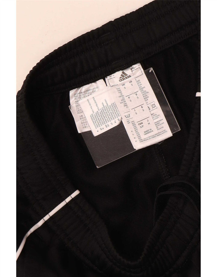 Adidas Mens Treino Calças Joggers Pequeno Poliéster Preto
