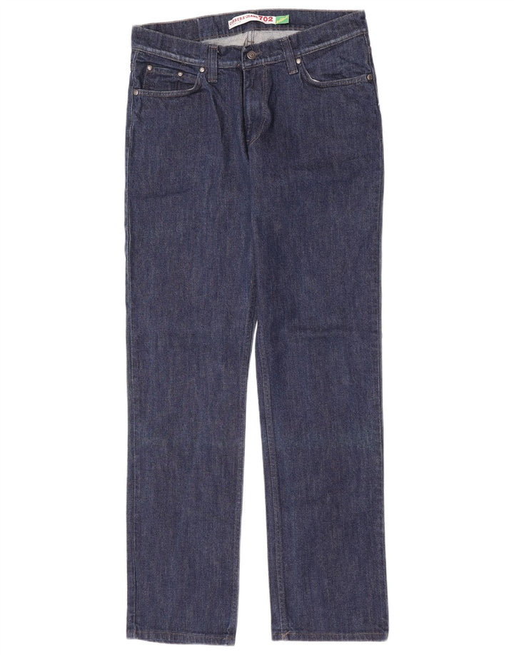 Carrera Masculino 702 Straight Jeans W34 L33 Azul Algodão