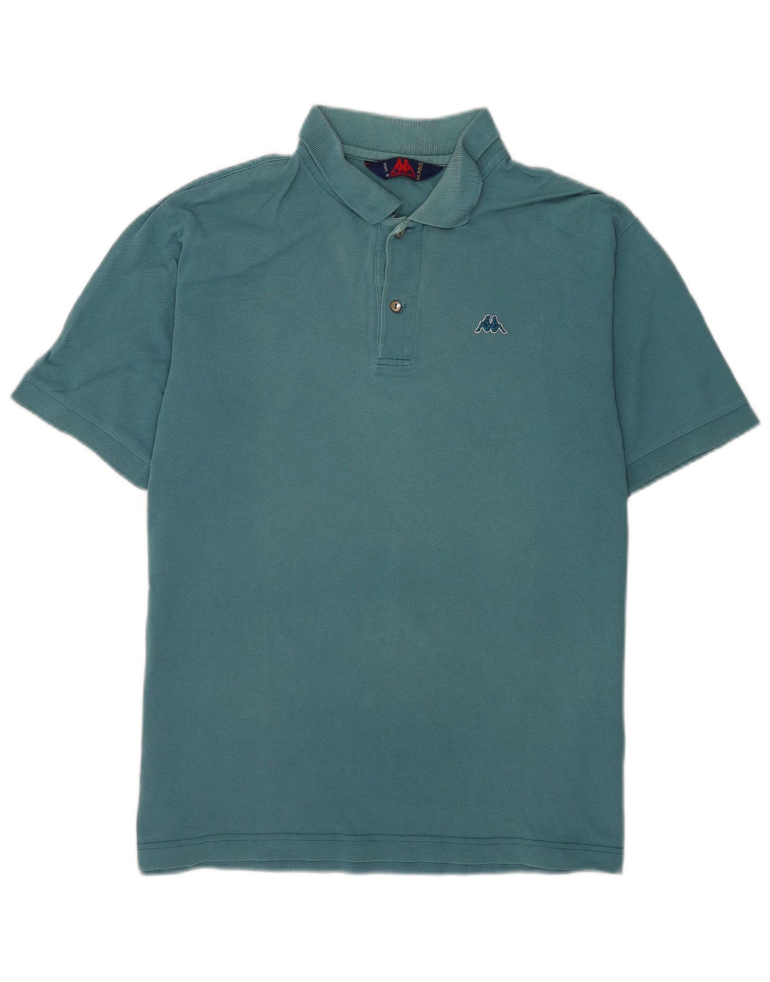 Camisa polo masculina Kappa grande algodão azul