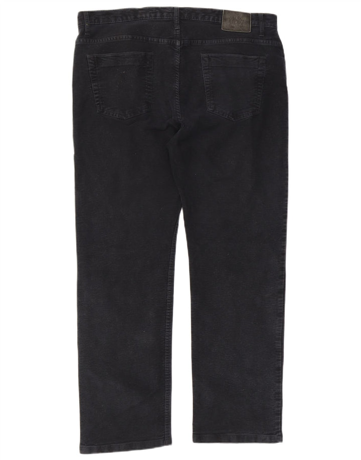 Calça casual masculina Marks & Spencer Blue Harbor W38 L29 azul marinho