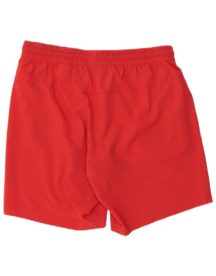 Shorts esportivos masculinos Reebok grande poliéster vermelho