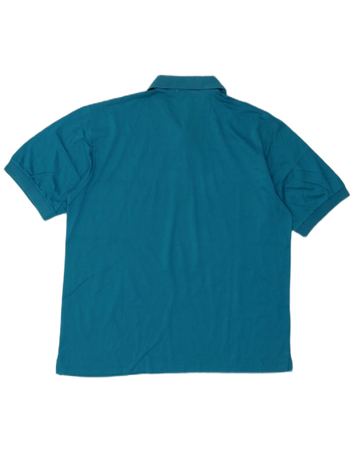 Camisa polo masculina Fila IT 50 algodão azul médio