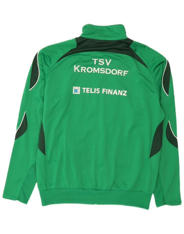 Saller Mens Graphic Tracksuit Top Jacket XL Verde Colourblock Poliéster