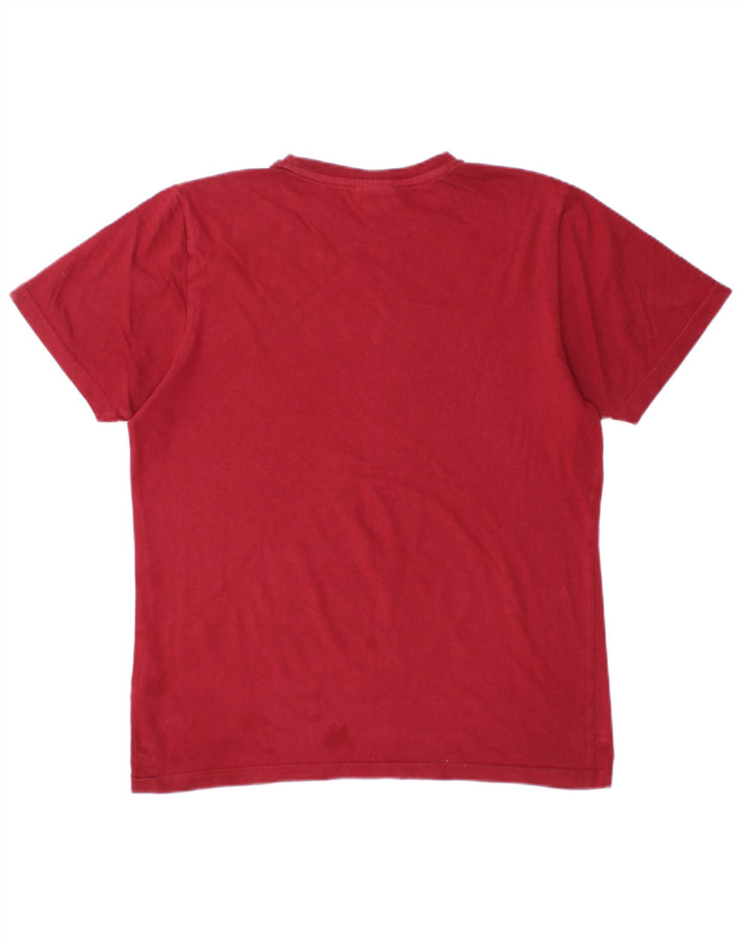 Camiseta masculina gráfica ELLESSE Top médio algodão vermelho