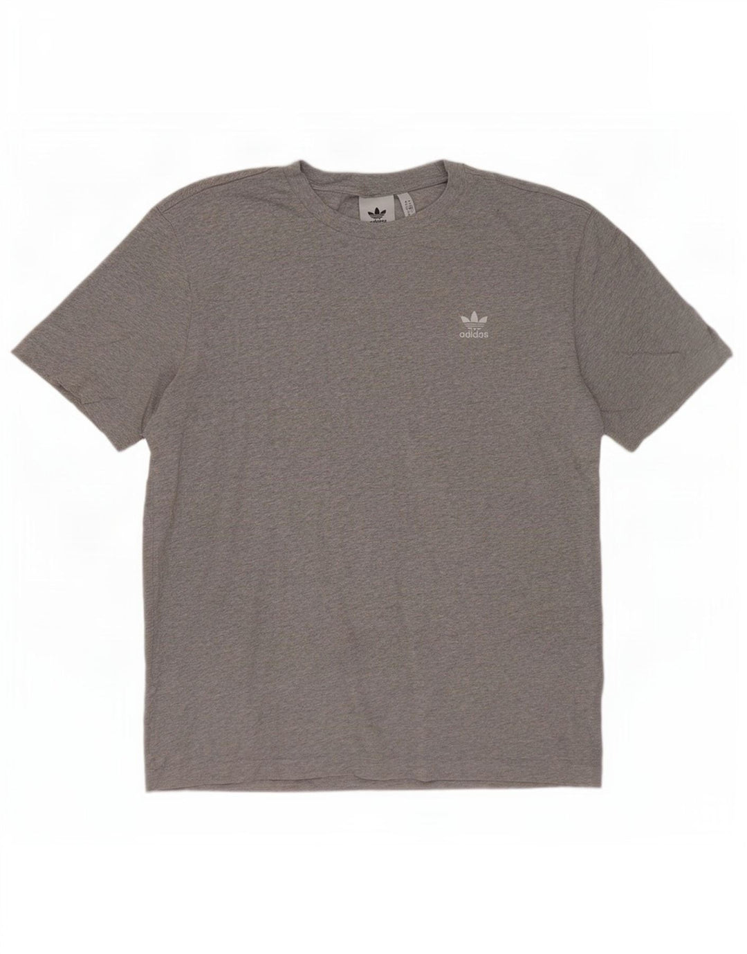 Camiseta masculina Adidas Top cinza médio algodão