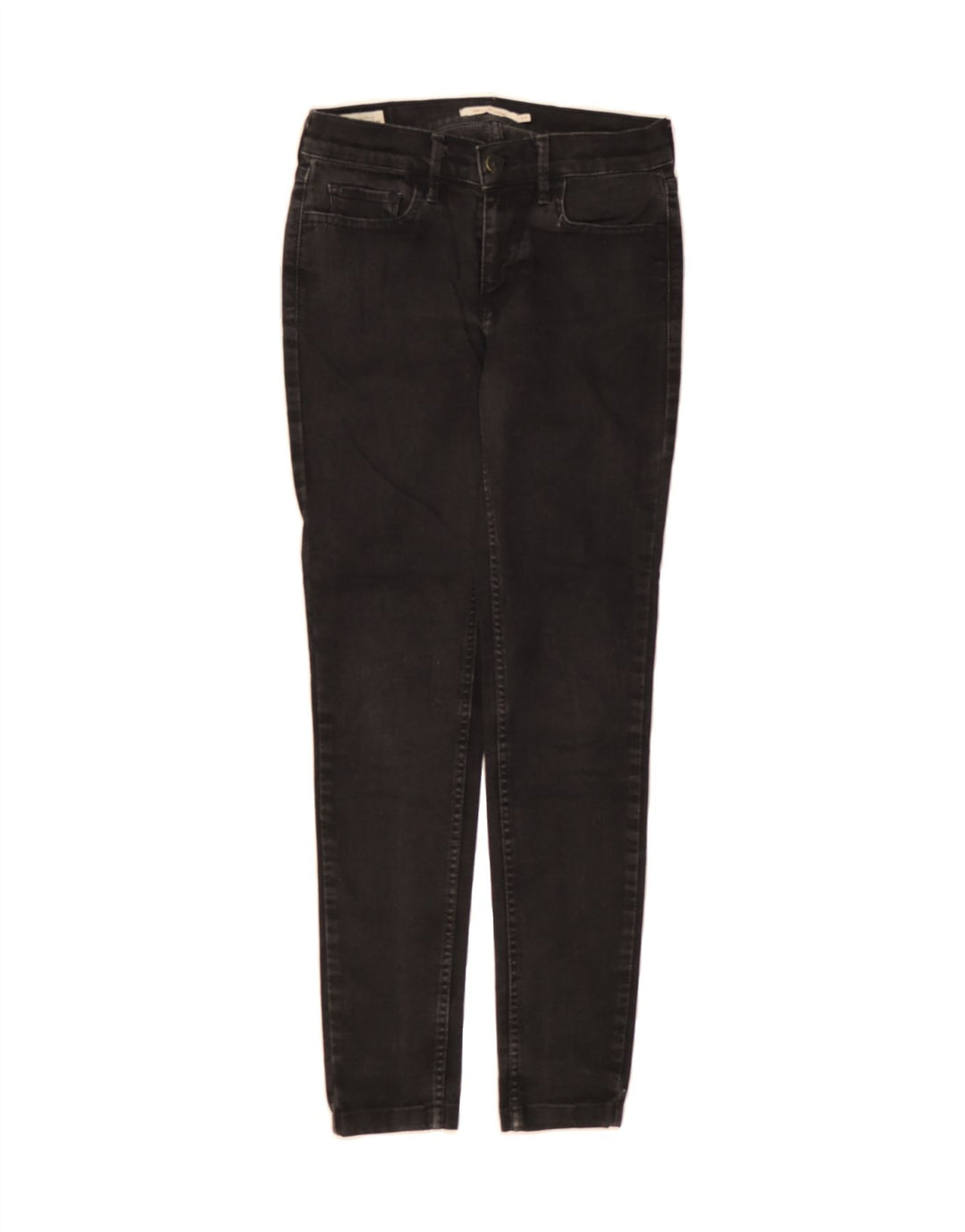 LEVI'S Womens 710 Super Skinny Jeans  W27 L28 Grey Cotton Vintage Levi's and Second-Hand Levi's from Messina Hembry 