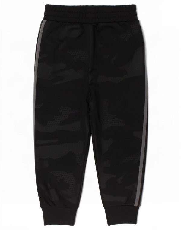 Adidas meninos calças de treino joggers 2-3 anos preto camuflagem poliéster