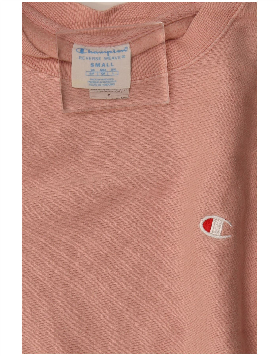 Champion moletom masculino jumper pequeno algodão rosa