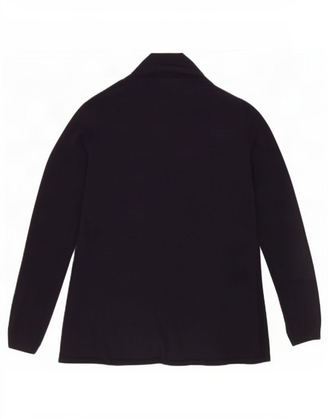 Zara Suéter Cardigan Aberto Feminino Reino Unido 10 Pequeno Azul Marinho