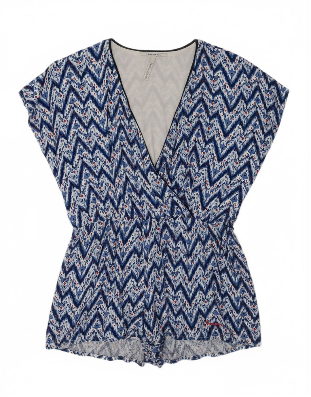 Macacão feminino PEPE JEANS UK 16 grande azul Chevron