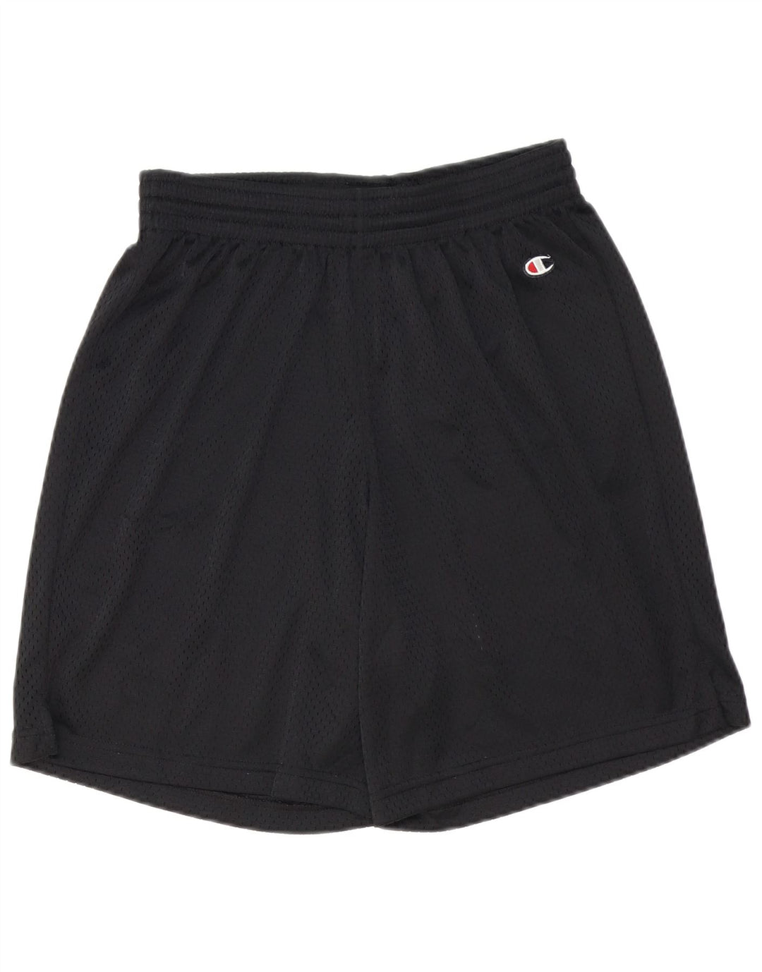 Shorts esportivos masculinos Champion médio preto poliéster esportivo