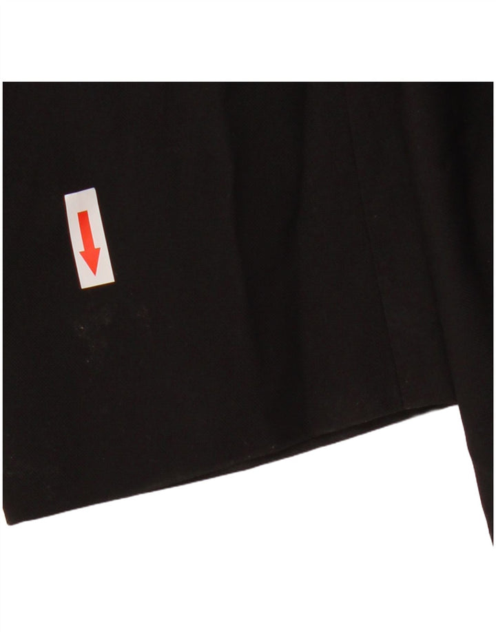 Jaqueta blazer masculina Marks & Spencer Autograph 2 botões Reino Unido 40 grande preta