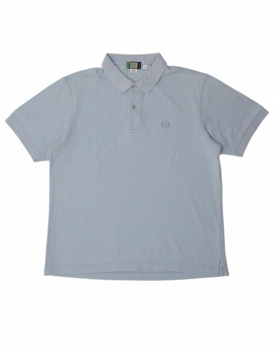 SERGIO TACCHINI Polo masculino IT 46 pequeno algodão azul