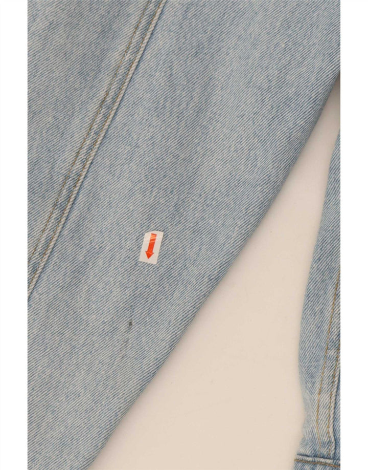 Jaqueta jeans masculina American Apparel Reino Unido 38 algodão azul médio