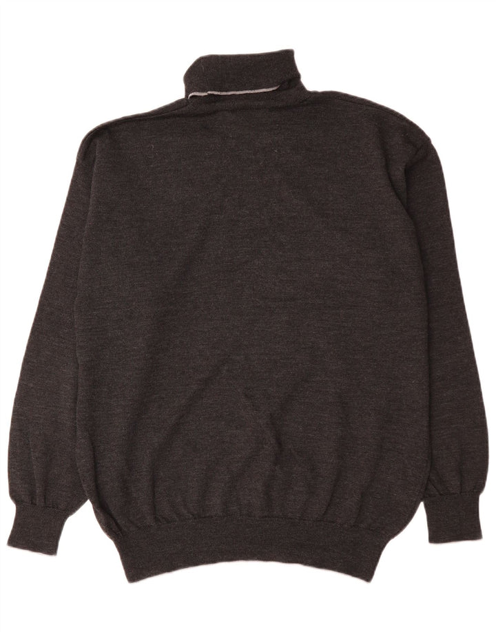 Suéter masculino Sergio Tacchini com gola redonda grande cinza