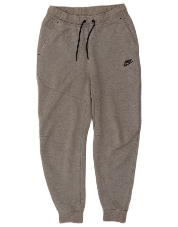 Calça de treino masculina Nike joggers pequeno algodão cinza