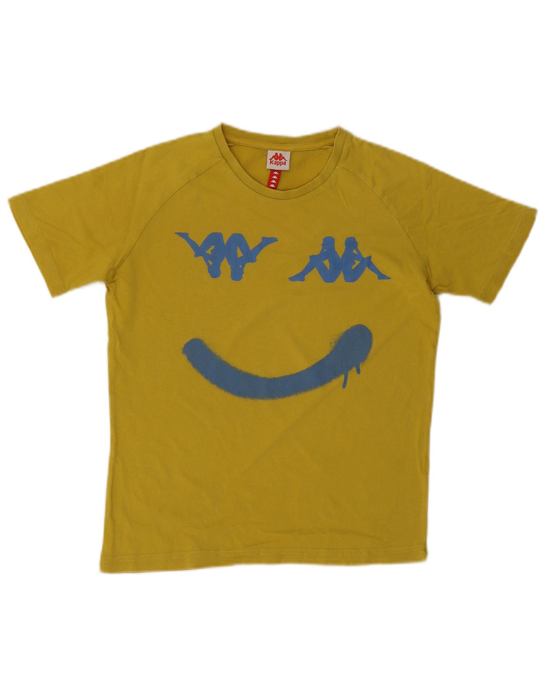 Top Kappa Boys Graphic T-Shirt 11-12 Anos Amarelo
