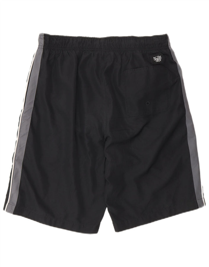 Shorts de natação masculino Nike médio preto poliéster